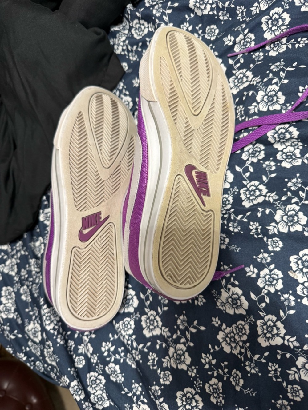 Used Nike Sweet Classic Purple Sneaker Low-top Women’s 8.5/Men’s 6 - Picture 3 of 4